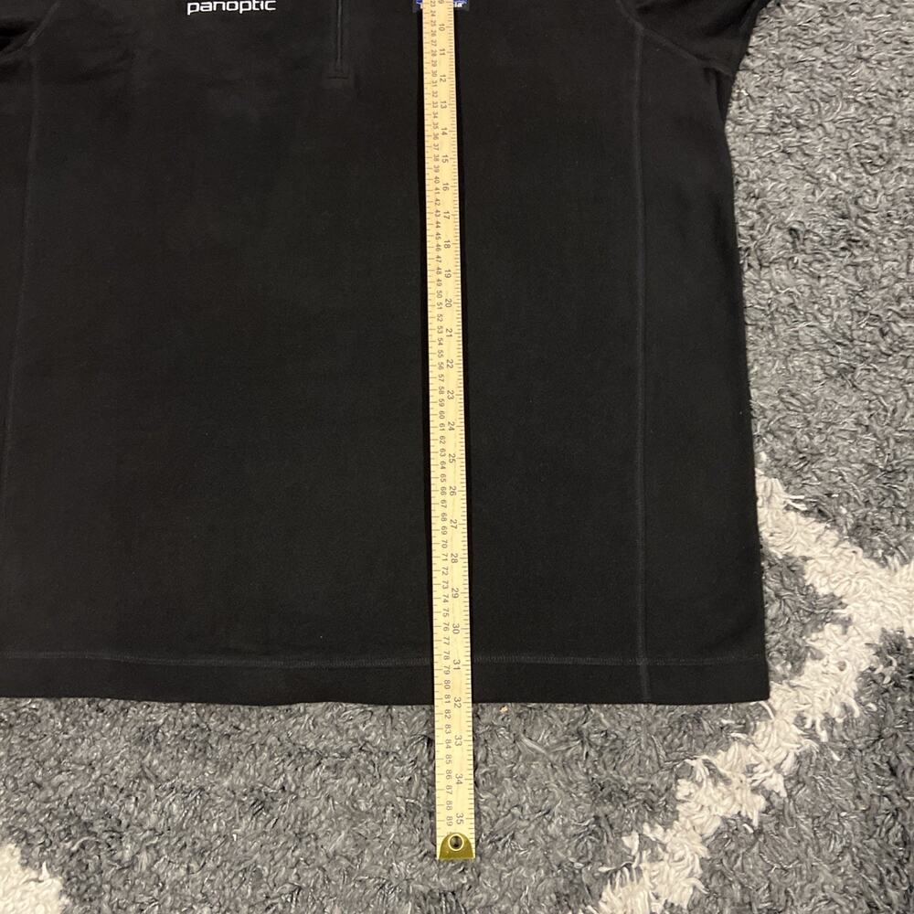 Patagonia Pullover Mens XXL Black Micro D Fleece 1/4 Zip NWT Company Logo - Picture 3 of 13